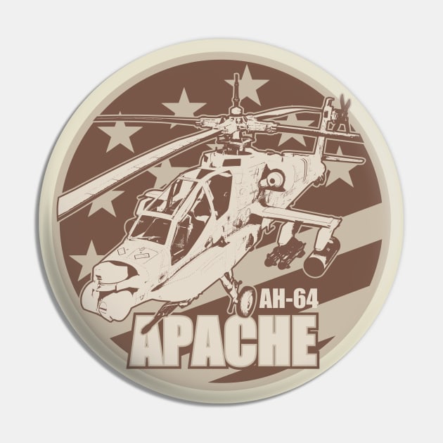 AH-64 Apache Pin by TCP