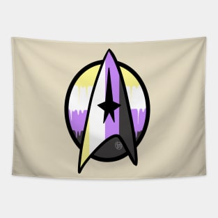 Non-Binary trek Tapestry