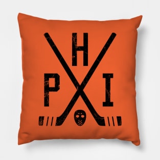 PHI Retro Sticks - Orange Pillow