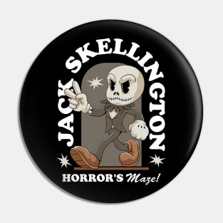 Funny Jack Skeleton Pin