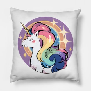 Unicorn Rainbow 05 Pillow