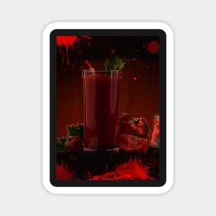 Appetizing tomato juice Magnet