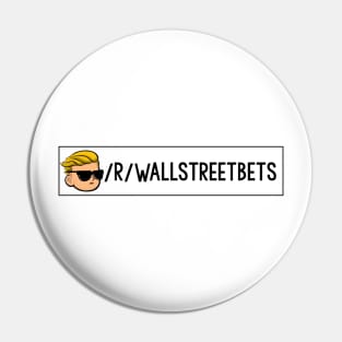 Wallstreetbets logo Pin