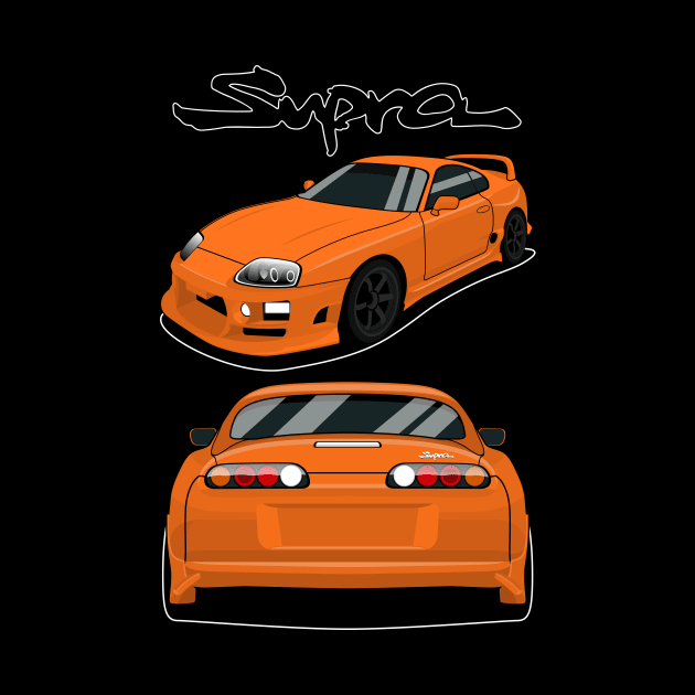 supra mk4 - jdm car lovers by masjestudio