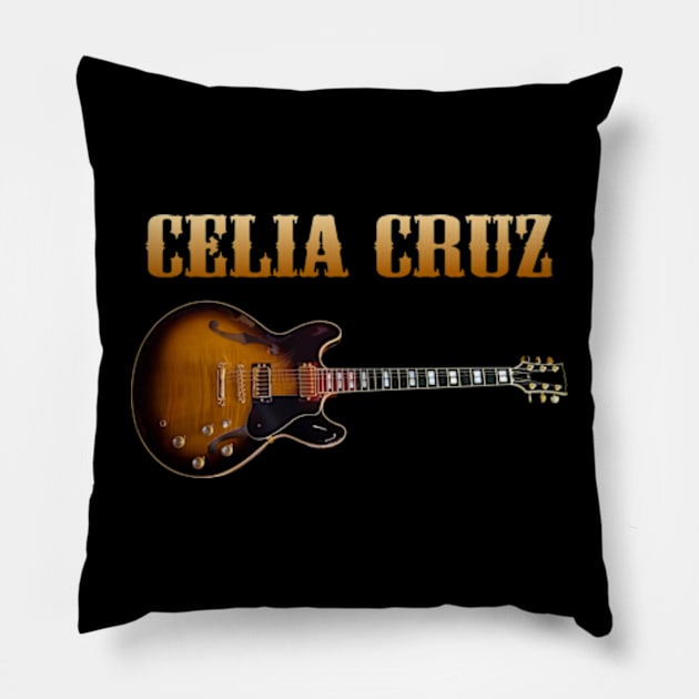 CELIA CRUZ SONG Pillow by Kiecx Art