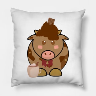 Chocolate cow Pillow