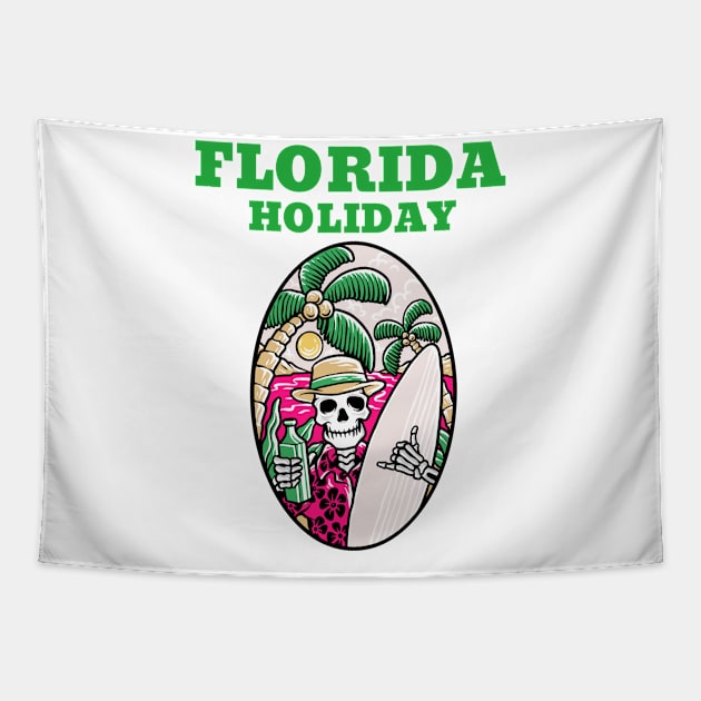 Florida Beaches Tapestry by Screamingcat