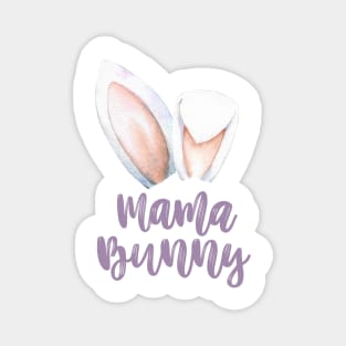 Mama Bunny - Bunny White Ears Magnet