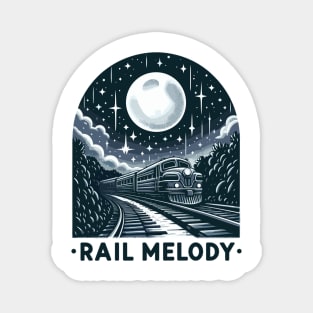 Locomotive, Rail Melody Magnet