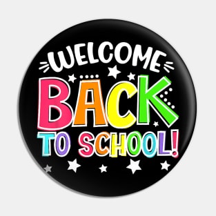 Funny First Day of School Teacher Welcome Back To School Pin