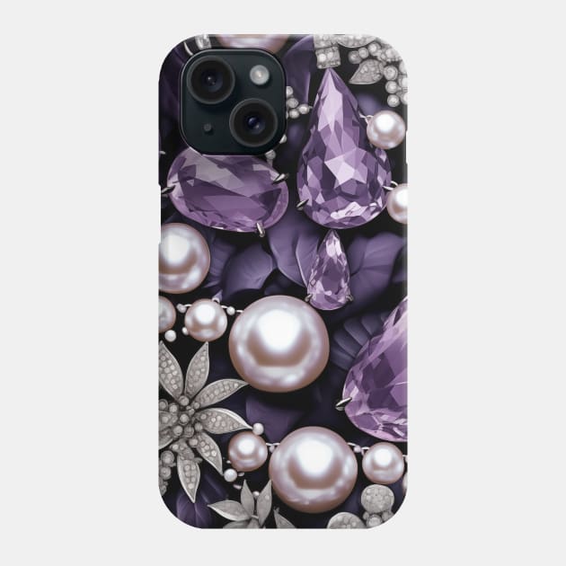 Jewelry Pattern Phone Case by Enchanted Reverie