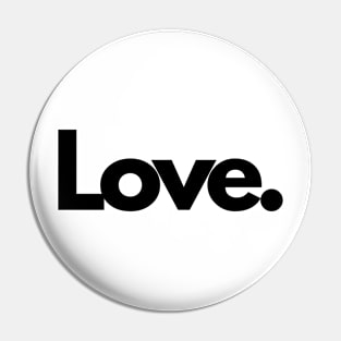 Love attachment positive single word minimalist Pin