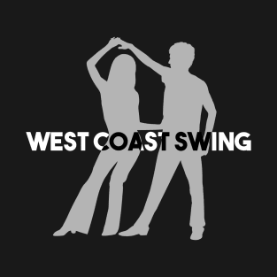 West Coast Swing Couple Design T-Shirt