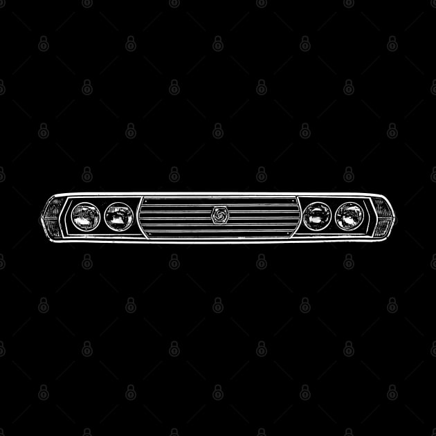 Leyland P76 1970s Australian classic car grille white by soitwouldseem