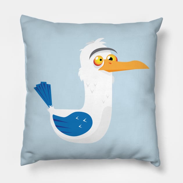 Seagull Pillow by LAckas