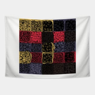 Red, Blue and Yellow Berry Baskets Tapestry