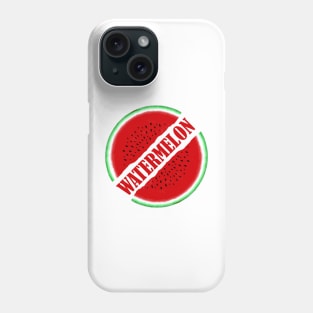 watermelon fruit illustration design Phone Case