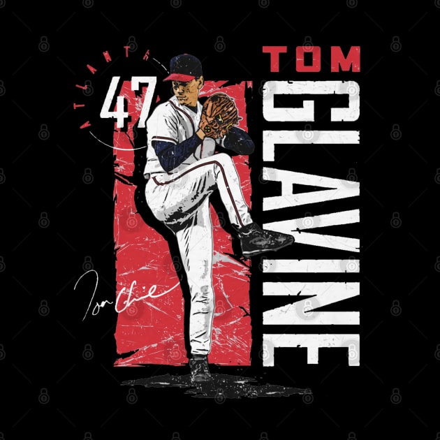 Tom Glavine Atlanta Vintage by Jesse Gorrell