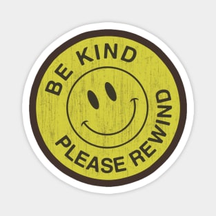 Be Kind Rewind Rerto Aged Magnet