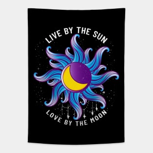 Live By The Sun Love By The Moon Astrology Tapestry