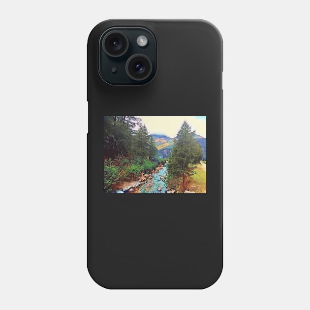 River in the mountains Phone Case by Dturner29