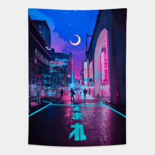 Cyber Alley (Tokyo) Tapestry