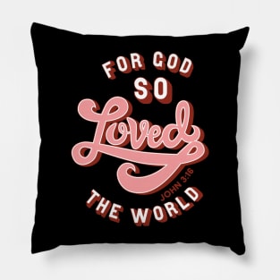 John 3:16 Pillow