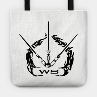 WarSabers Logo B/W Tote