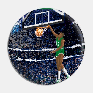 Pixel Dunk - Boston Pin