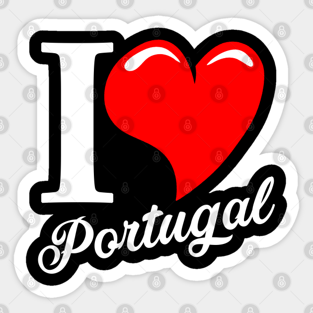 I Love Portugal Portugal Sticker Teepublic