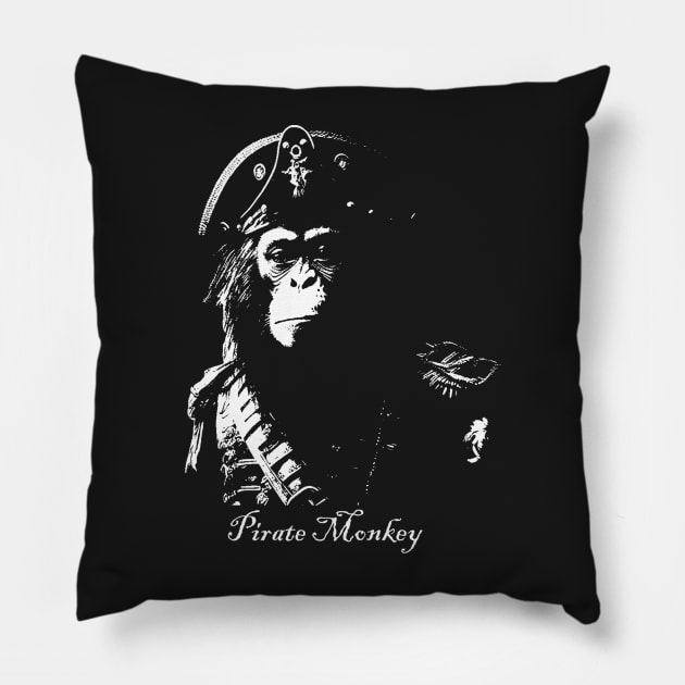 Pirate Monkey Pillow by MacSquiddles