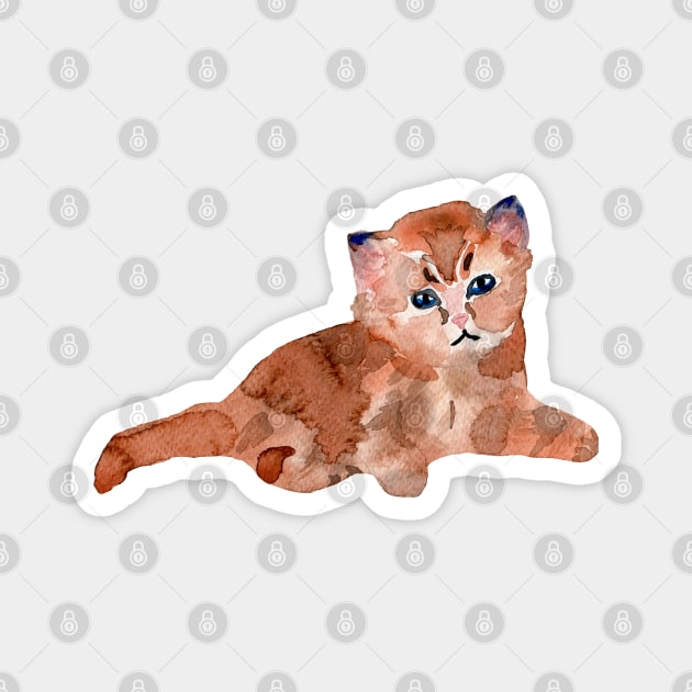 little kitty Magnet by Irina_Reznikova