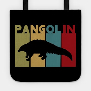 Vintage Pangolin Natur Asien Bild Sonnenuntergang Look Tote