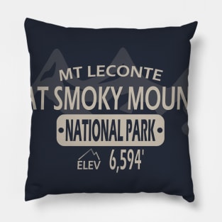 Mt Leconte Smoky Mountains Pillow