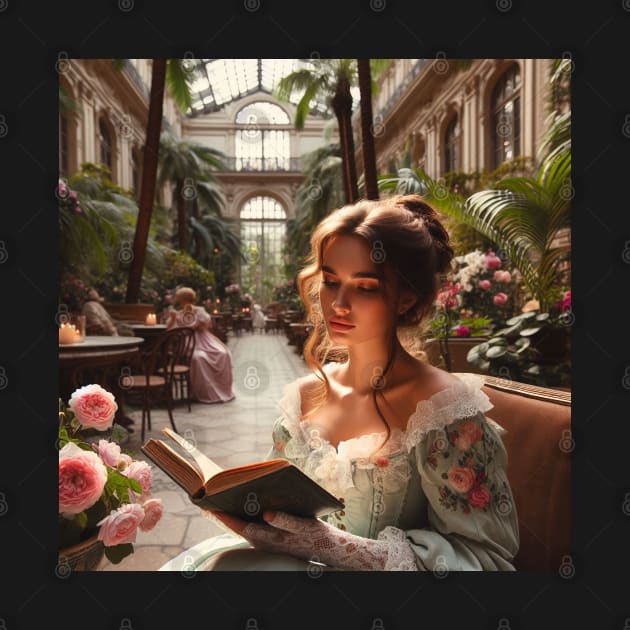 Victorian Woman Reading by BrightC