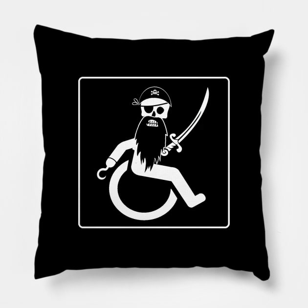 WHEELCHARIOT 4 (Pirate) 1 Pillow by GardenOfNightmares