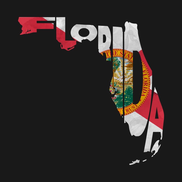 Florida Typo Map by inspirowl