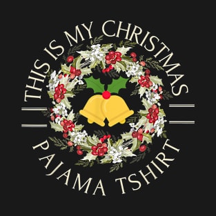 This Is My Christmas Pajama Xmas Lights Funny Holiday T-Shirt