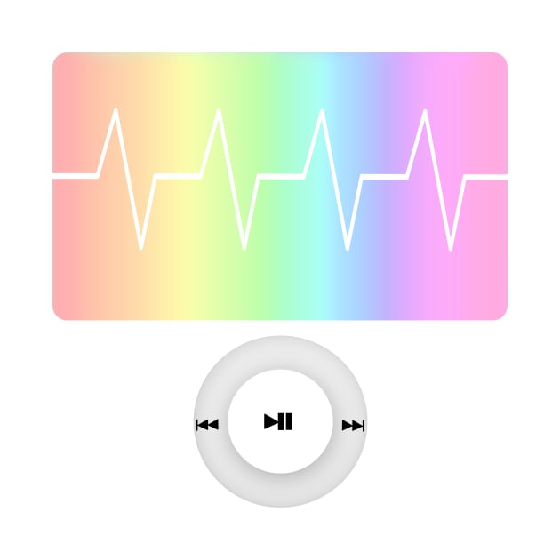 rainbow ipod by nagisasmixtape