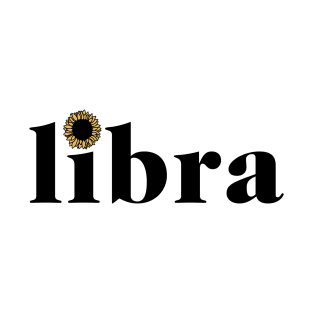 Libra Sunflower Zodiac T-Shirt