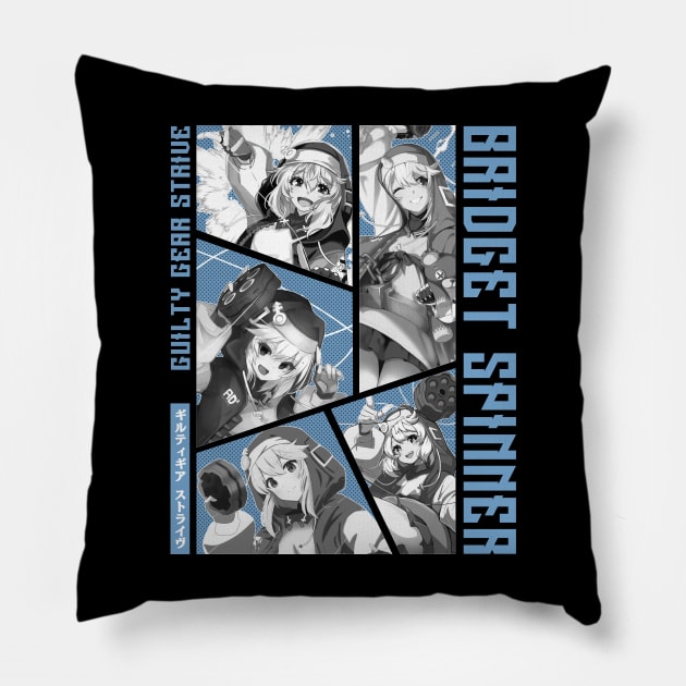 Bridget Guilty Gear Pillow by 1001 Artwork