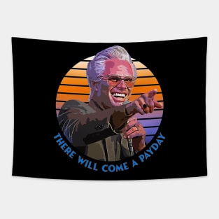Baby Billy Freeman - Sunset Vintage Retro / Synthwave Tapestry