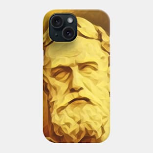 Xenophon Golden Portrait | Xenophon Artwork 8 Phone Case