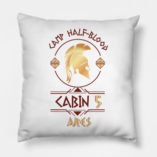 Cabin #5 in Camp Half Blood, Child of Ares – Percy Jackson inspired design Pillow