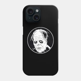 THE PHANTOM OF THE OPERA (Circle Black and White) Phone Case