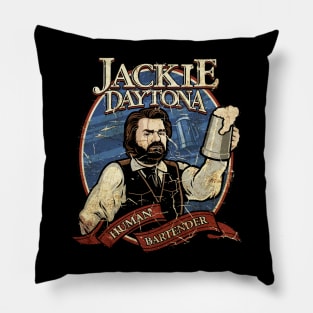 VINTAGE - HUMAN BARTENDER - JACKIE DAYTONA Pillow