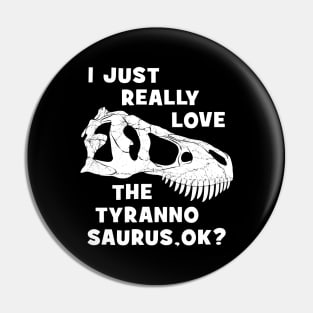 Tyrannosaurus Rex fossil skull Pin