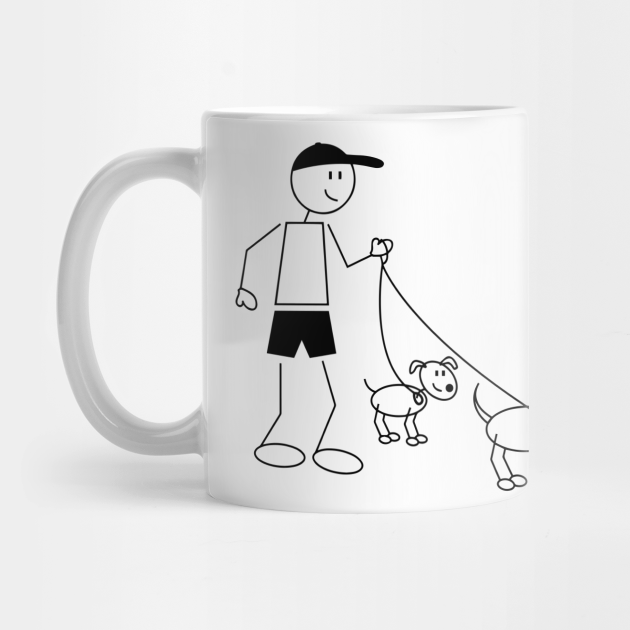 dog walker mug