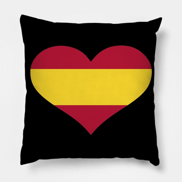 Spain flag Pillow by Designzz