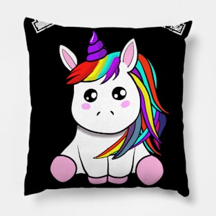 Team Unicorn Pillow